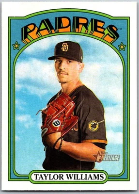 2021 Topps Heritage #369 Taylor Williams - Image 1 of 2