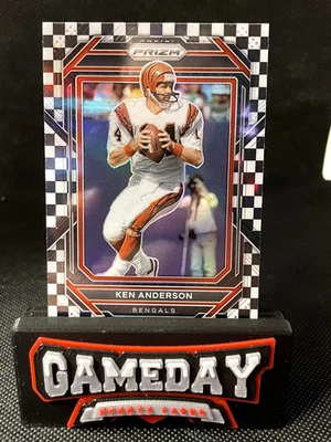 2022 Panini Prizm Ken Anderson #64 Black White Checker - Image 1 of 4