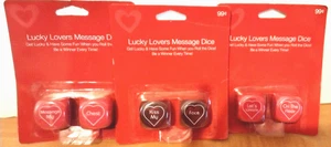 Lucky Lovers Adult Message 3 neue Sets Würfelspiele - Bild 1 von 7
