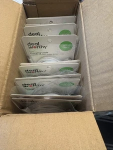 12 pack!!!! USB-C to USB-C Charger Cable 8ft 60 Watt - Picture 1 of 3