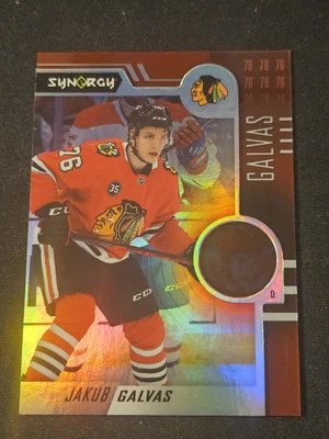 22-23 Synergy Jakub Galvas Rookie 🚨🚨🚨 Chicago Blackhawks  - Image 1 of 2