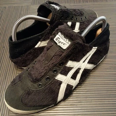 Onitsuka Tiger Mexico 66 Paraty Slip-on 1183B601.001 BLACK/CREAM US6.5 From JP - Image 1 of 4