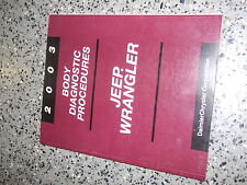 2003 Jeep Wrangler Body Diagnostic Procedures Service Shop Repair Manual bdp