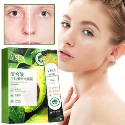 1 box Avocado Bubble Cleansing Mud Mask F1O2 - Image 1 of 4