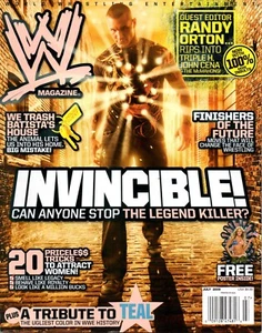 Randy Orton July 2009 WWE Wrestling Magazine WWF Wrestler Catalog HHH Cena - Picture 1 of 6