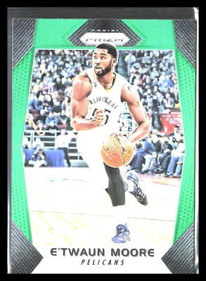 E'Twaun Moore 2017 Panini Prizm #128     Prizms Green - Image 1 of 2