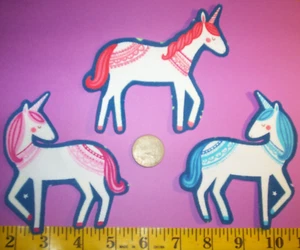 New Graceful Unicorns Iron-ons Fabric Appliques Iron-ons - Picture 1 of 1