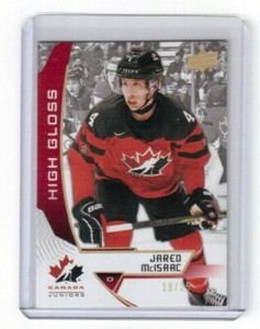 2019 Upper Deck Team Canada Juniors High Gloss Card Jared McIsaac Defense 19/25