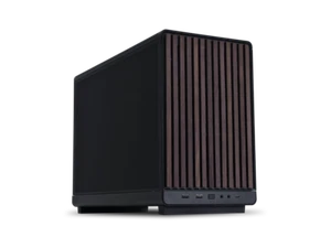 LIAN LI A3- mATX-WD Black Wood front panel SPCC M-ATX / ITX Computer Case - Picture 1 of 5