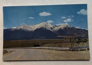 Mount Princeton da Hwy. 24 Near Buena Vista, Co. cartolina (U1) - Foto 1 di 2
