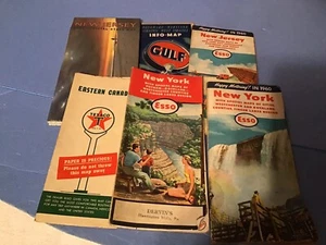 Vintage Gas Station Maps - Picture 1 of 3