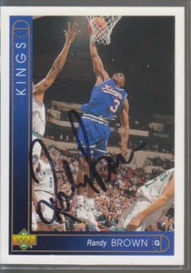 Mazo superior 93/94 autografiado marrón Randy - Kings - Imagen 1 de 1