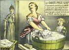 1882 David's Prize Soap List Of Presents Ladies Child Laundry Washtub P92