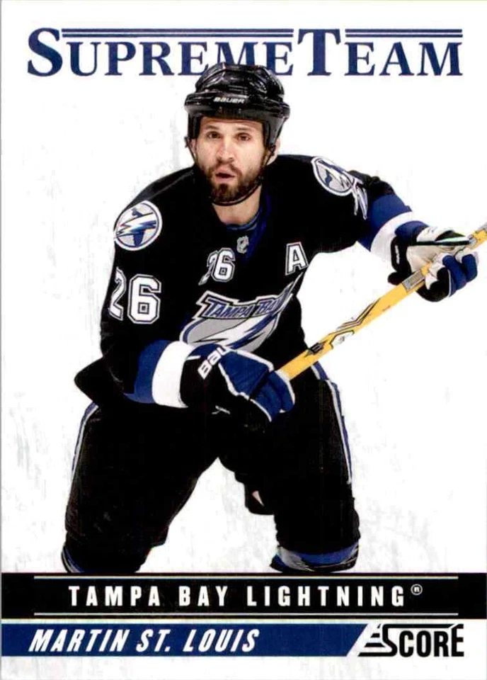2011-12 Score Supreme Team Martin St. Louis #12 - Image 1 of 2