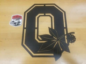 Ohio State Buckeye Logo Metal Wall Art Plasma Cut Home Decor Gift Idea Man cave - Picture 1 of 1