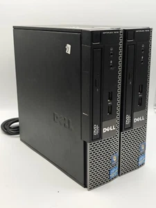 2 Dell Optiplex 7010 USFF i3 4GB RAM 500 HDD Windows 7 Read Description - Picture 1 of 7