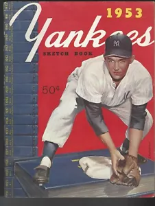 1953 NEW YORK YANKEES YEARBOOK EX/MT BERRA MANTLE FORD RASCHI REYNOLDS RIZZUT - Picture 1 of 1
