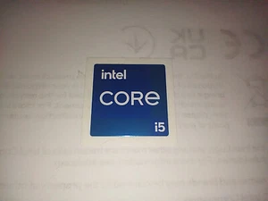 Intel Core i5 11th Generation Sticker 18 x 18mm Rocket Lake Badge For Desktop - Photo 1/2