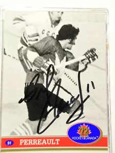 GILBERT PERREAULT signed 1972 Team Canada Summit Series Future Trends  hockey ca - Picture 1 of 1