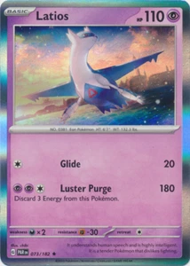 Latios 073/182 Paradox Rift Pokemon Juego de Cartas Coleccionables Holo Raro - Imagen 1 de 1