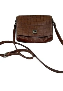 De colección. Sm. Bolso Bayou Dooney & Bourke Italia Cuero Estilo Cocodrilo Cuero Repujado   - Imagen 1 de 12