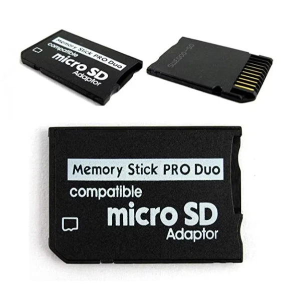 For Sony and PSP Series Micro SD SDHC TF to Memory Stick MS Pro Duo PSP Adapter - Image 1 of 1