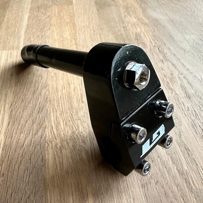 GT BMX Stem 21.1mm Quill Insert Freestyle STEM BLACK Old Mid School Reproduction - Image 1 of 4