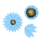 Metall Wanddeko Sonnenblume für Innen & Außen - Blau