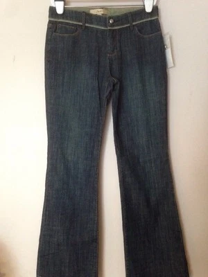 NUEVO CON ETIQUETAS MUJER LEMA PANTALÓN ESTILO ENJUAGUE OSCURO PREMIUM JEANS TALLA 4 L32 Foto 1 de 4