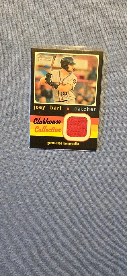 Joey Bart "Game Used Memorabilia" 2020 Heritage Minors Baseball - Image 1 of 2