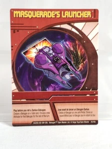Bakugan Battle Brawlers Ability Card Red Masquerade's Launcher 26/48c Darkus - Picture 1 of 10