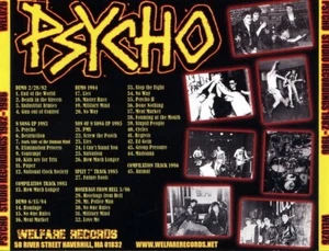 PSYCHO - STUDIO RECORDINGS 1982 - 1986 CD - Imagen 1 de 1
