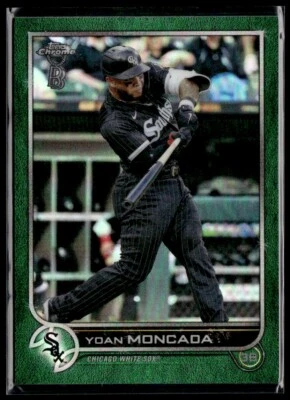 2022 Topps Chrome Ben Baller Edition #127 Yoan Moncada Green - Image 1 of 2