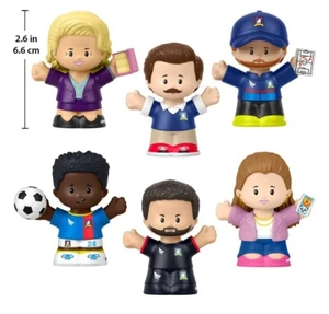 Fisher Price Little People TED LASSO 6 Figure Pack Gift Set SOCCER - Picture 1 of 4