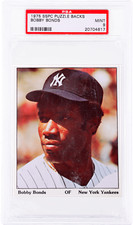 1975 Sspc Puzzle Backs #3 Bobby Bonds PSA 9