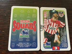 Subbuteo Squads 1996 Trading Card: Sunderland - GARETH HALL - Foto 1 di 1