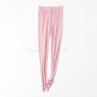 Women Knit Silk Thermal Long Johns Underwear Leggings Pants Base Layer Bottoms