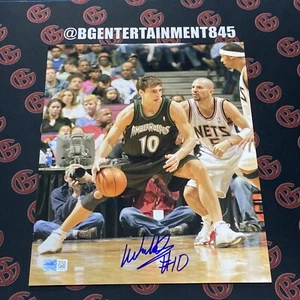 Signed 8x10 Wally Szczerbiak Minnesota Timberwolves Autographed Photo Steiner CX - Picture 1 of 3