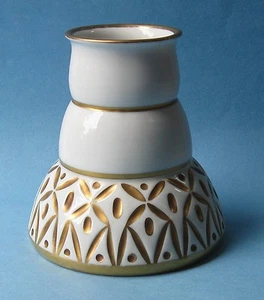 HUTSCHENREUTHER ART DECO KLEE Fachschule DRAFT SCHOOL Antique Porcelain VASE 20s - Picture 1 of 7