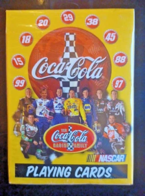 Coca Cola NASCAR Playing Cards - FACTORY SEALED - Image 1 of 4
