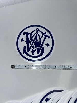 Classic Smith & Wesson Firearms Ammo Can Locker Toolbox Sticker Decal 3” - Image 1 of 3