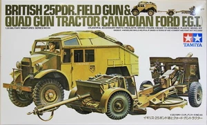 Tamiya 35044 1/35 Model Kit British Army 25 Pounder pdr Field & Quad Gun Tractor - Picture 1 of 1