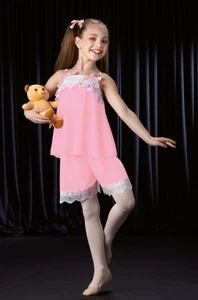 Ich und mein Teddybär Kinder X-Small Tanzkostüm Clara Schlafanzug Pyjama Party - Bild 1 von 3
