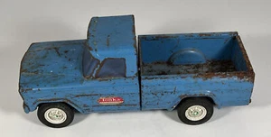 Vintage Tonka Blue Mini Jeep Gladiator Pickup Truck Rusty - Picture 1 of 12