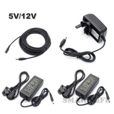 AC DC 12V 5V 1A/2A/3A/5A Power Supply Adapter Charger for CCTV Camera LED Strip