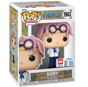 Funko Pop! One Piece-Koby-Anime Expo-2025-Con Sticker Exclusive MINT + Case Pres - Picture 1 of 2