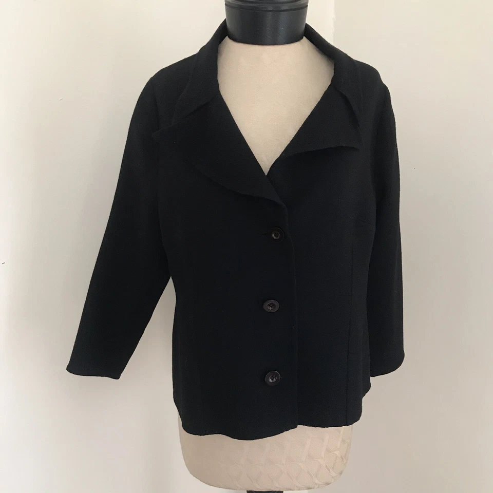 Auténtica chaqueta corta corta vintage BILL BLASS blazer botones grandes Foto 1 de 4