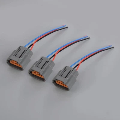 3x Ignition Coil Plug 3 Wire fit for Mitsubishi 2.4L Eclipse Galant Outlande New - Image 1 of 4