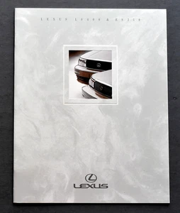 Folleto de ventas original 1991 Lexus LS400 y Es250 ~ 18 páginas ~ 8,5" X 11" - Imagen 1 de 7