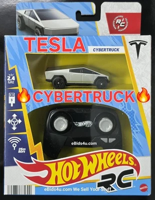 Hot Wheels RC TESLA CYBERTRUCK Control Remoto Diecast Modelo Vehículo ELON MUSK Foto 1 de 4